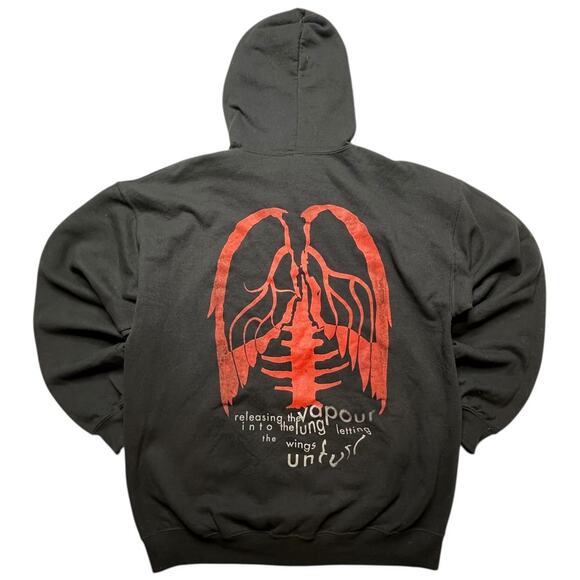 Rare Vintage Katatonia Unfurl 2009 Metal Band Tour Zip Hoodie Size Large - Picture 2 of 4